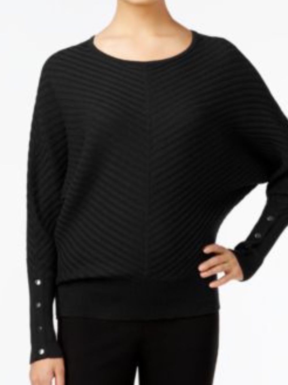 NEW WITH TAG! $60 RETAIL! ALFANI SIZE PETITE SMALL SP DOLMAN SWEATER LOT1591